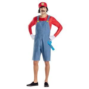 NEW Starline Gamer Boy Super Mario Men's Costume Size Small